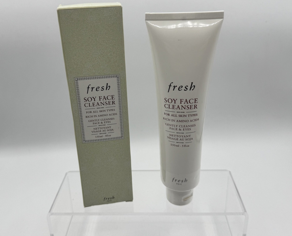 Fresh Soy Face Cleanser 5 oz 150ml Gentle Amino Acid Cleanser SEALED NIB